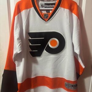 Reebok Philadelphia Flyers White (Away) Jersey - Blank